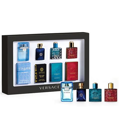 versace perfume 5ml set|Versace perfume set for men.